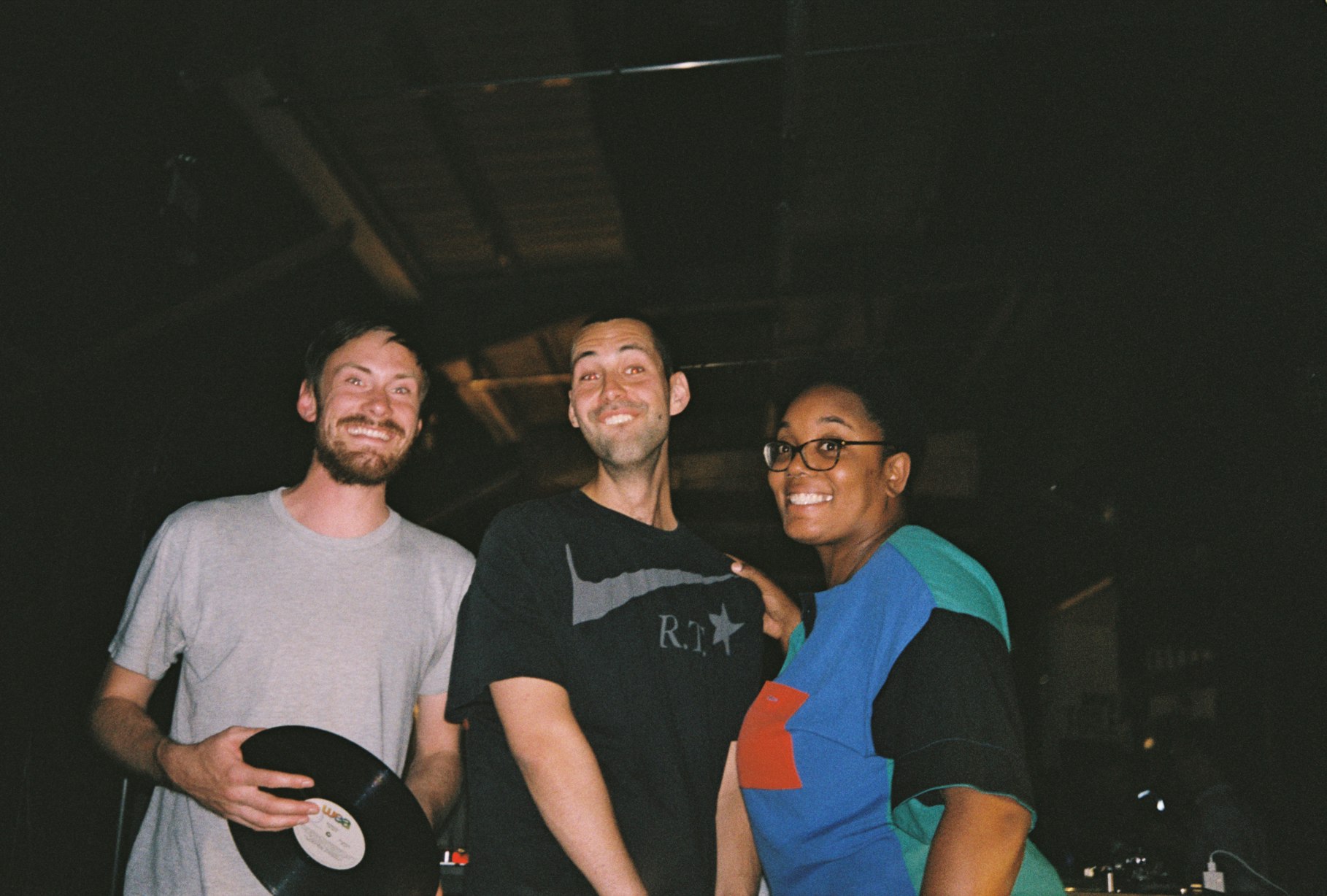 Neal Birnie, Theo Leanse, and Nicole McKenzie during their tenure at Sounds of the Universe. Photo by Anton Spice.